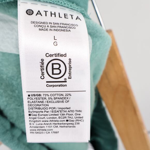 NWT Athleta Forever Fleece High-Rise Fleece Jogger In Juniper Green Size Large - Picture 8 of 10